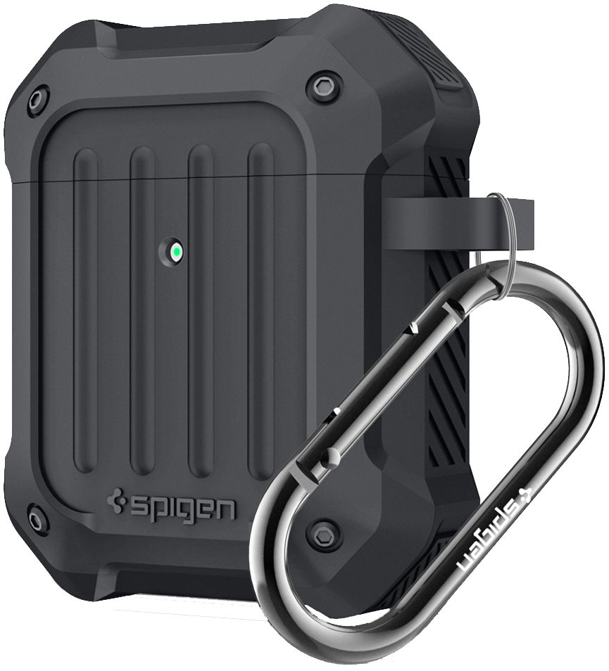 Spigen Tough Armor Apple AirPods 1/2 Hoesje Zwart afbeelding 1
