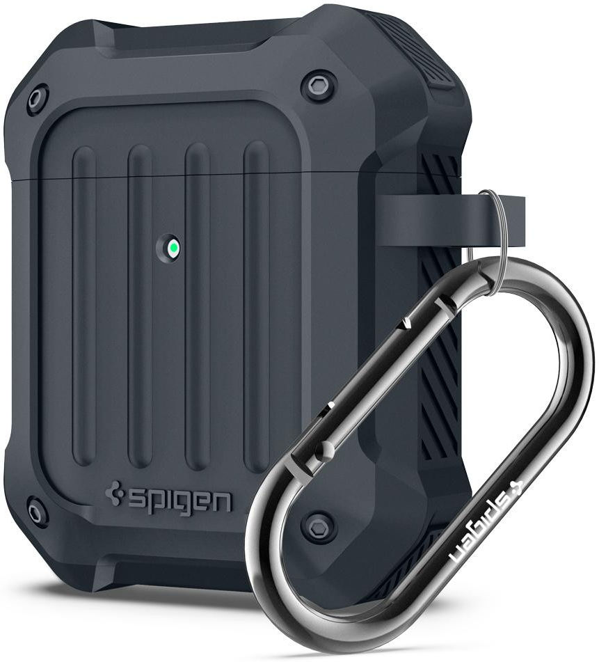 Spigen Tough Armor Apple AirPods 1/2 Hoesje Charcoal afbeelding 1