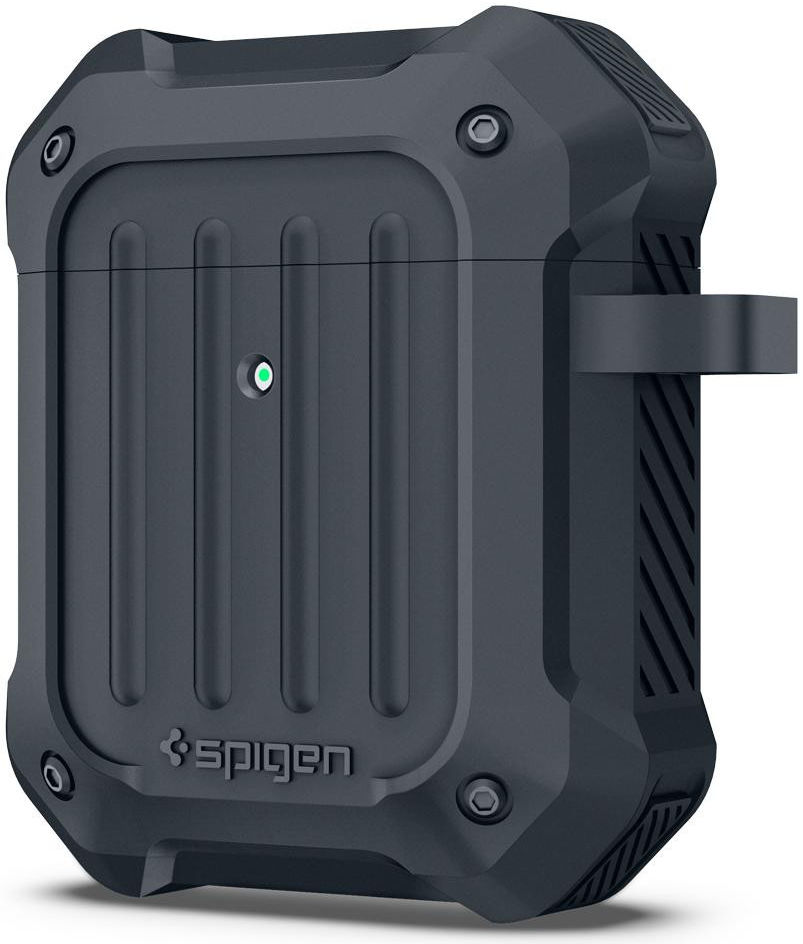 Spigen Tough Armor Apple AirPods 1/2 Hoesje Charcoal afbeelding 3