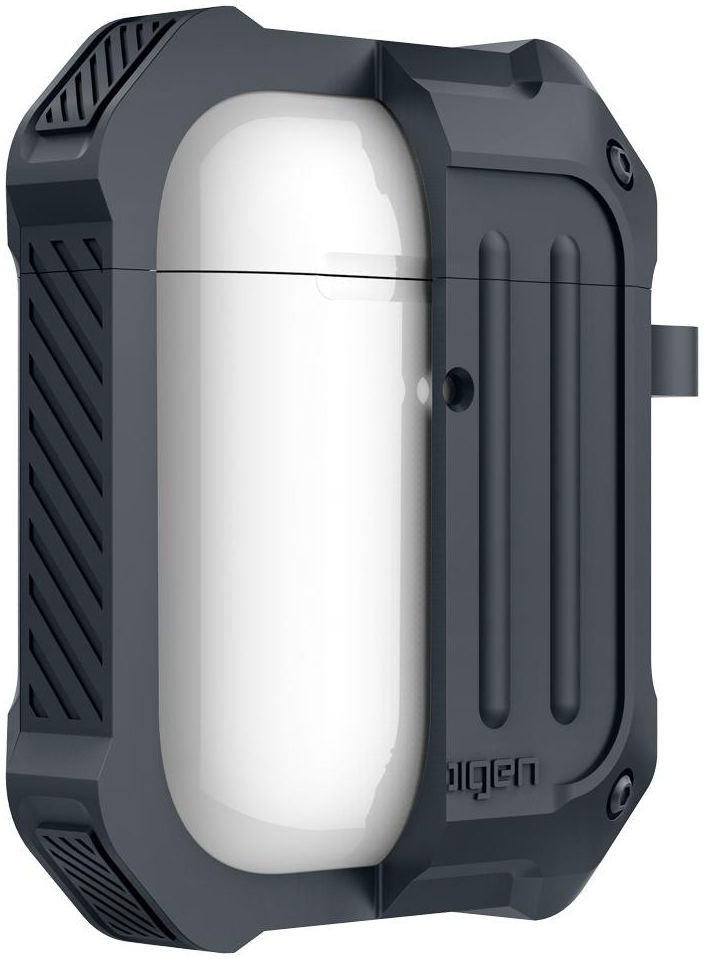 Spigen Tough Armor Apple AirPods 1/2 Hoesje Charcoal afbeelding 6