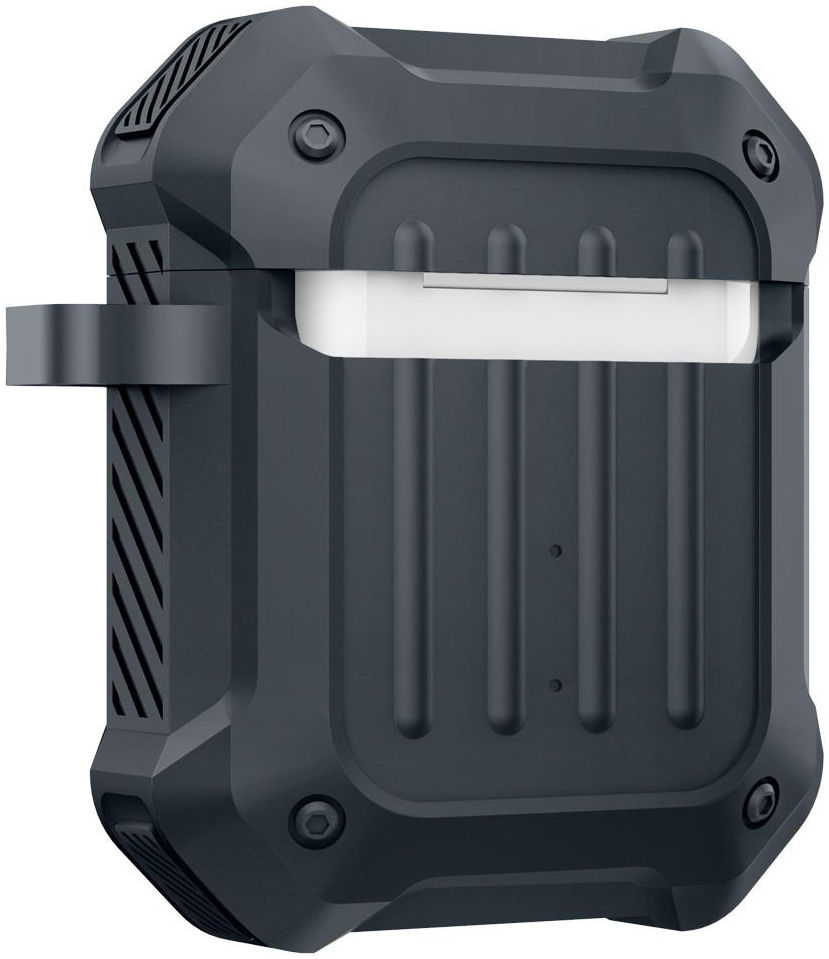 Spigen Tough Armor Apple AirPods 1/2 Hoesje Charcoal afbeelding 7