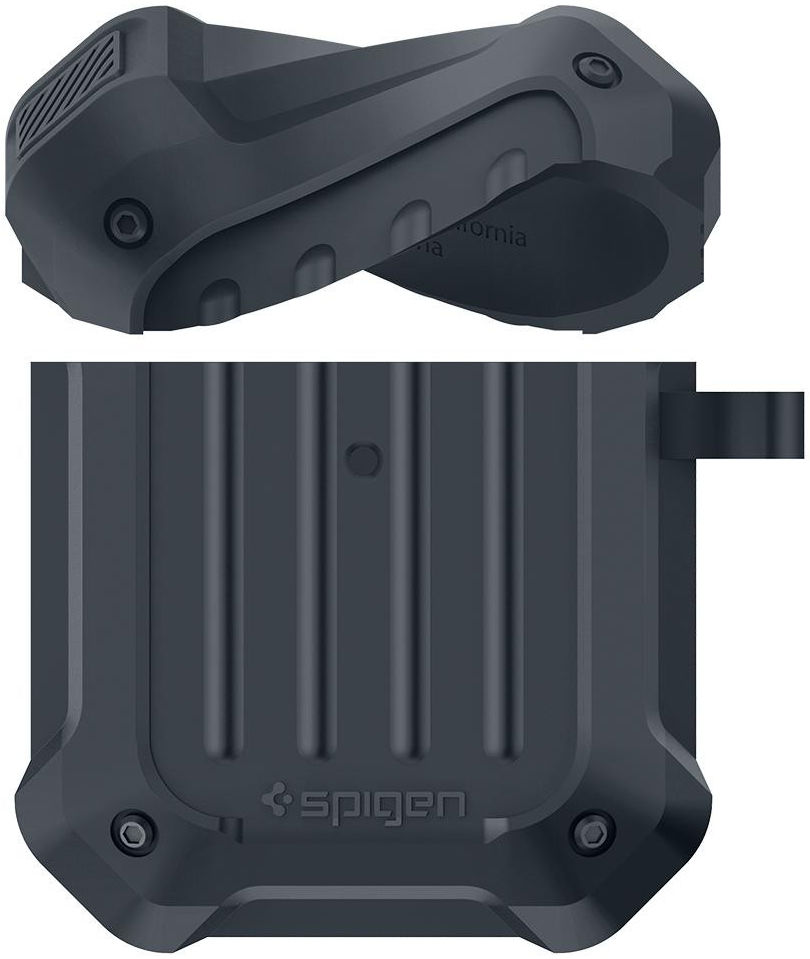 Spigen Tough Armor Apple AirPods 1/2 Hoesje Charcoal afbeelding 8