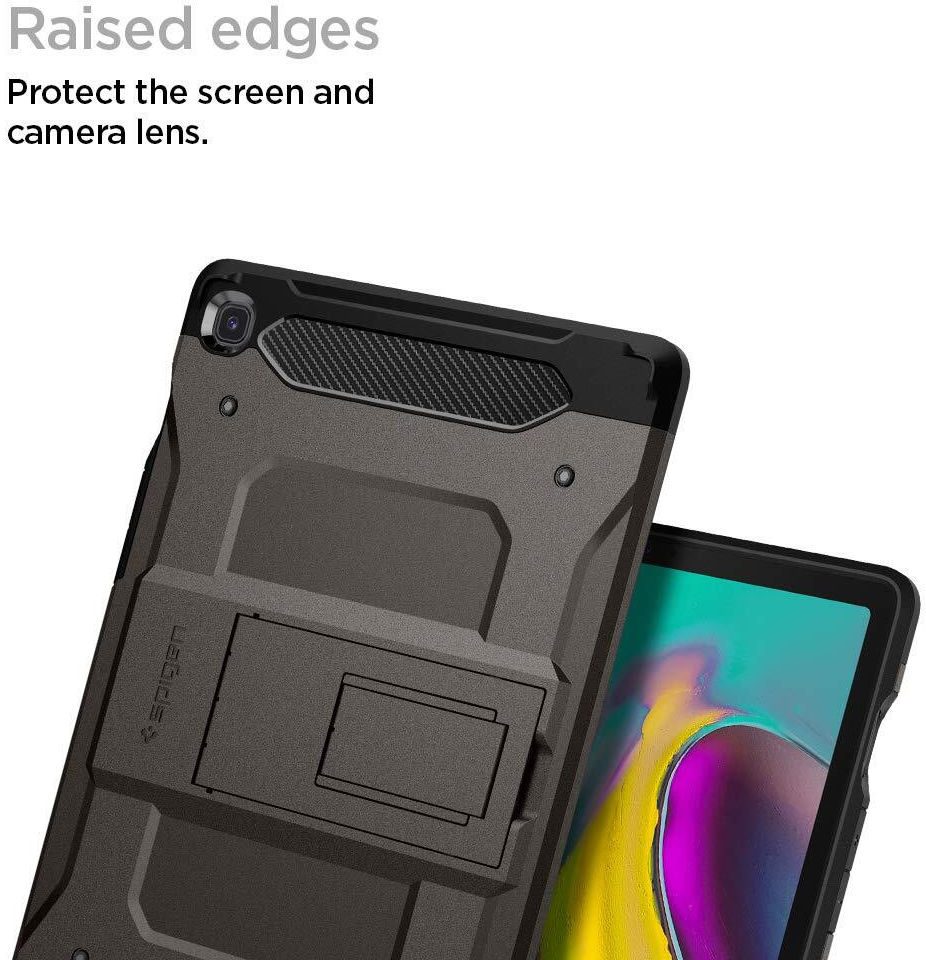 Spigen Tough Armor TECH Case Samsung Galaxy Tab S5e Gunmetal afbeelding 9