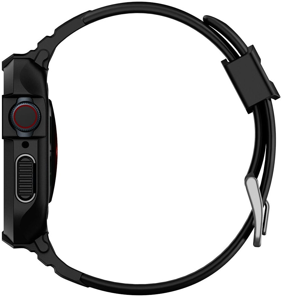 Spigen Rugged Armor Pro - Apple Watch 41MM / 40MM Hoesje en Bandje - Zwart afbeelding 9