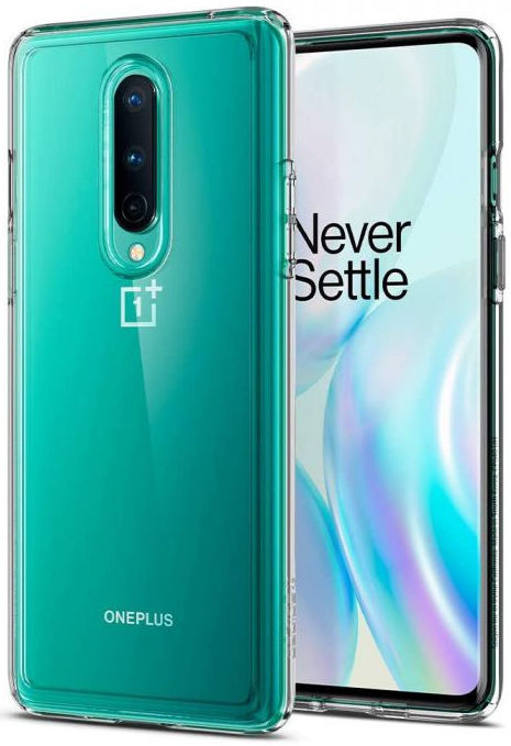 Spigen Ultra Hybrid Hoesje OnePlus 8 Crystal Clear afbeelding 1
