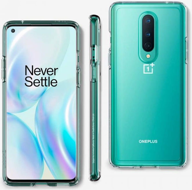 Spigen Ultra Hybrid Hoesje OnePlus 8 Crystal Clear afbeelding 2
