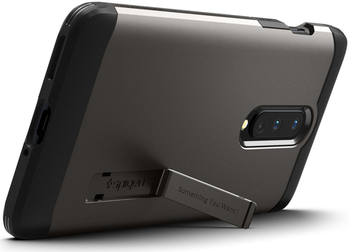 Spigen Tough Armor Hoesje OnePlus 8 Gunmetal afbeelding 2