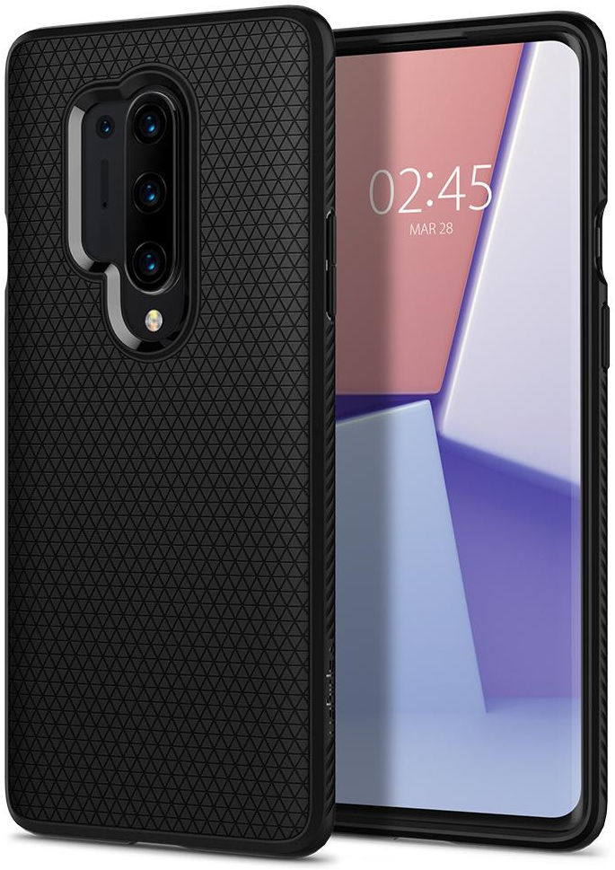 Spigen Liquid Air OnePlus 8 Pro Hoesje Matte Zwart afbeelding 1