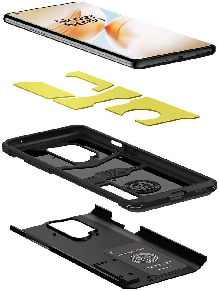 Spigen OnePlus 8 Pro Tough Armor Gunmetal afbeelding 2