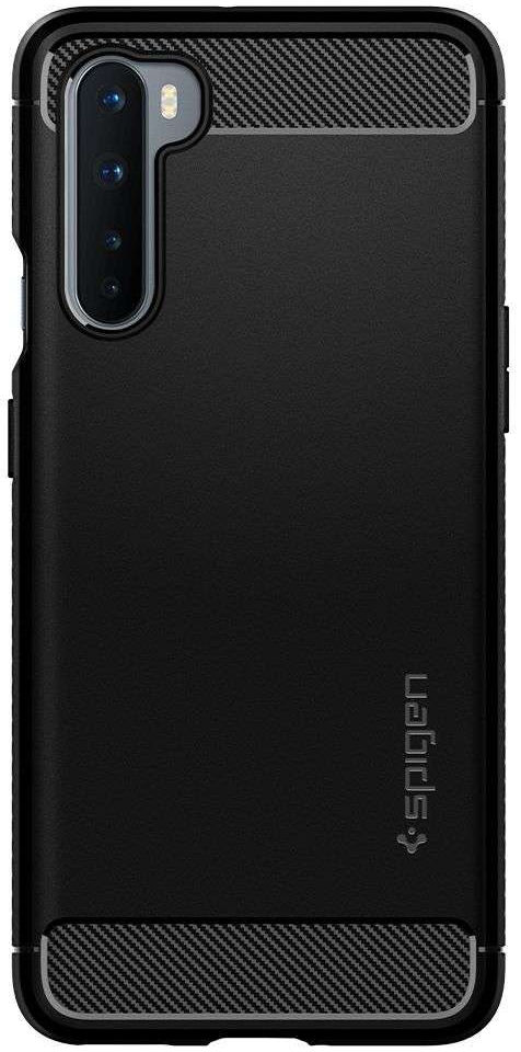 Spigen OnePlus Nord Hoesje Rugged Armor Zwart afbeelding 3