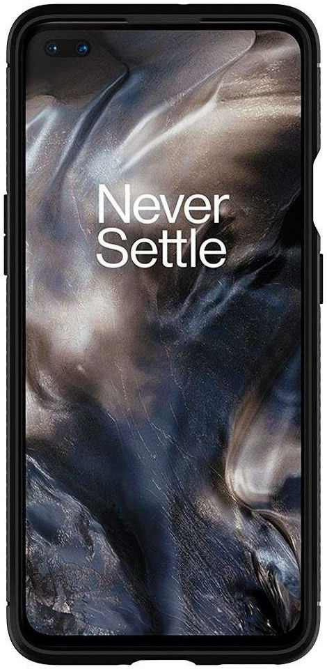 Spigen OnePlus Nord Hoesje Rugged Armor Zwart afbeelding 4