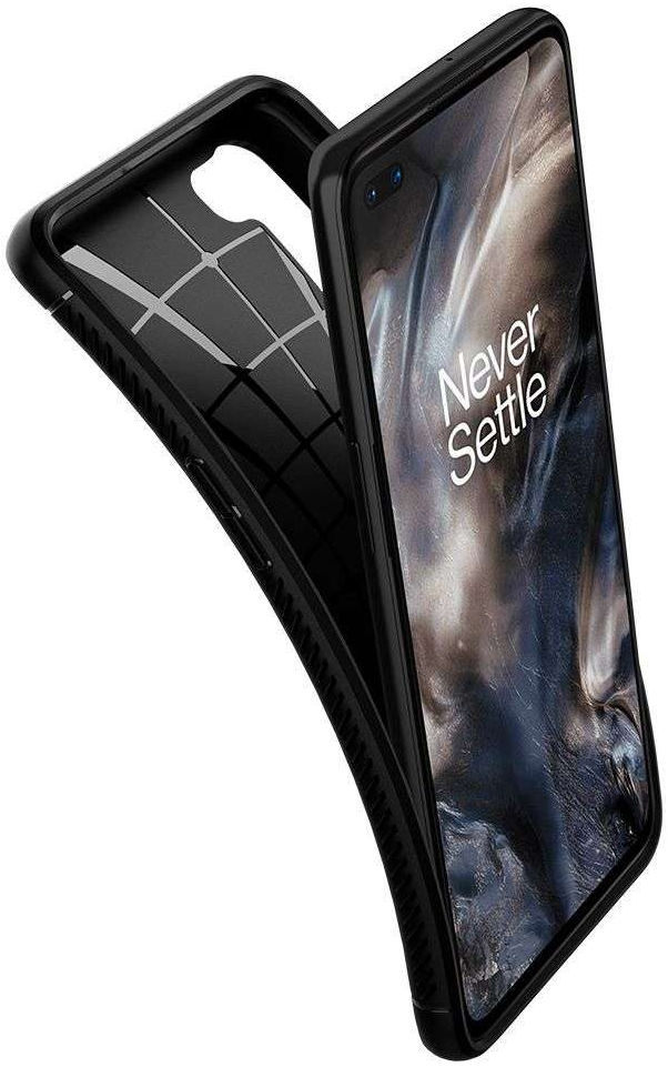 Spigen OnePlus Nord Hoesje Rugged Armor Zwart afbeelding 6