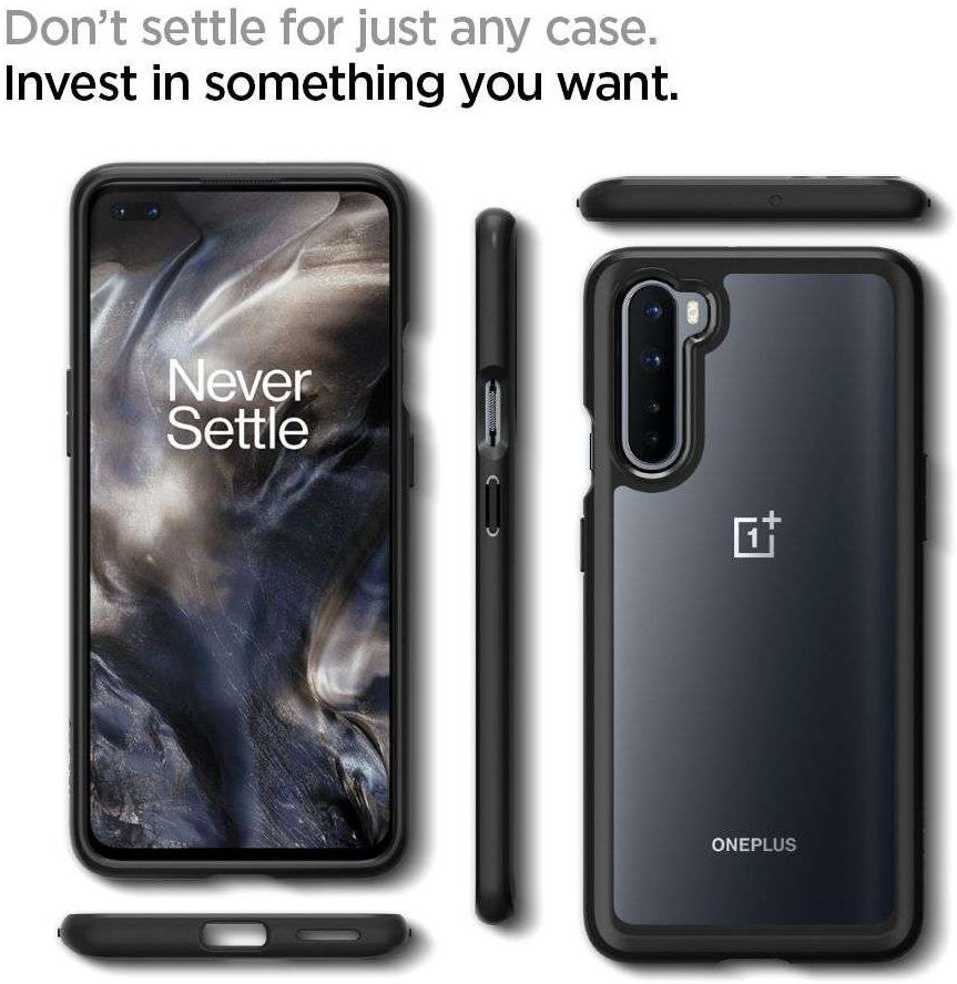 Spigen Ultra Hybrid OnePlus Nord Hoesje Zwart afbeelding 6