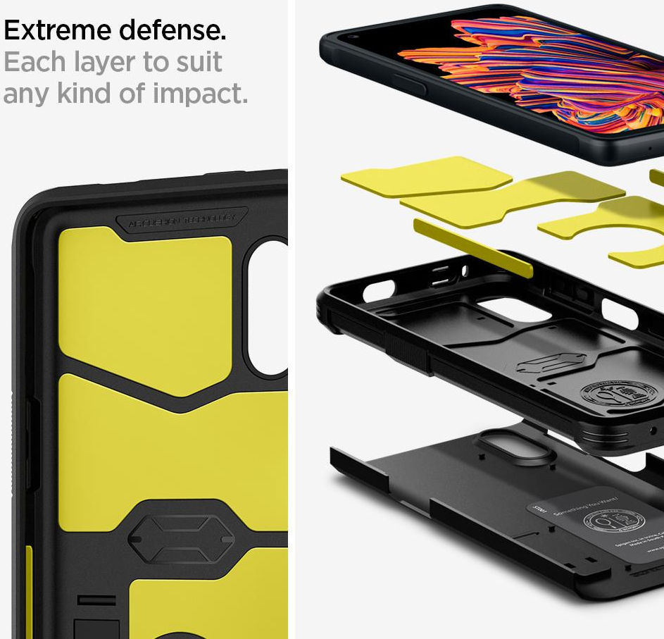 Spigen Tough Armor Samsung Galaxy Xcover Pro Hoesje Zwart afbeelding 5