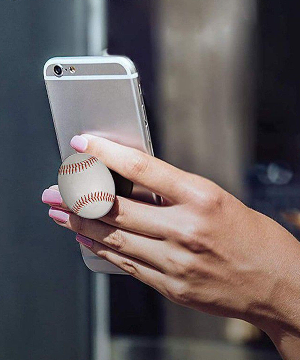 PopSockets PopGrip PopTop Premium Greep en Standaard Baseball afbeelding 5