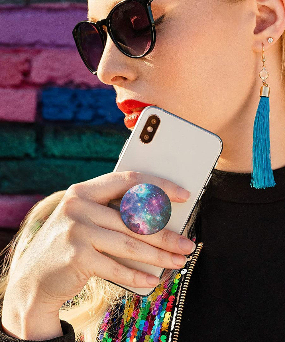PopSockets PopGrip PopTop Telefoon Greep en Standaard Blue Nebula afbeelding 5