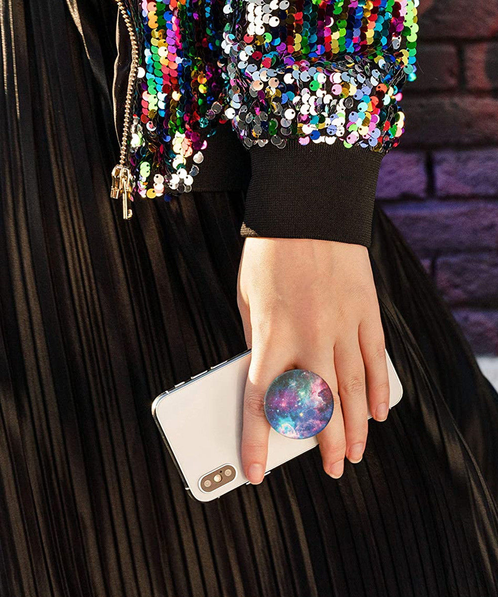 PopSockets PopGrip PopTop Telefoon Greep en Standaard Blue Nebula afbeelding 7
