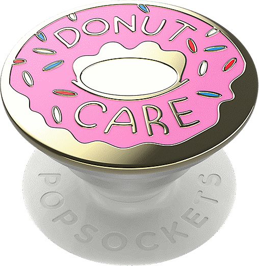 PopSockets PopGrip PopTop Premium Greep en Standaard Donut Pink afbeelding 1