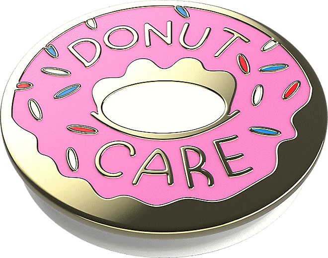 PopSockets PopGrip PopTop Premium Greep en Standaard Donut Pink afbeelding 2