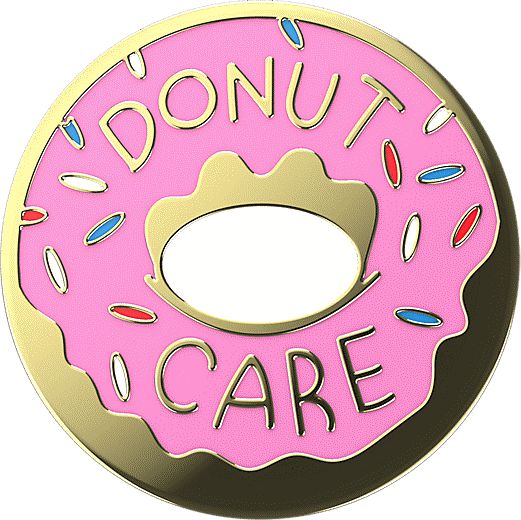 PopSockets PopGrip PopTop Premium Greep en Standaard Donut Pink afbeelding 4