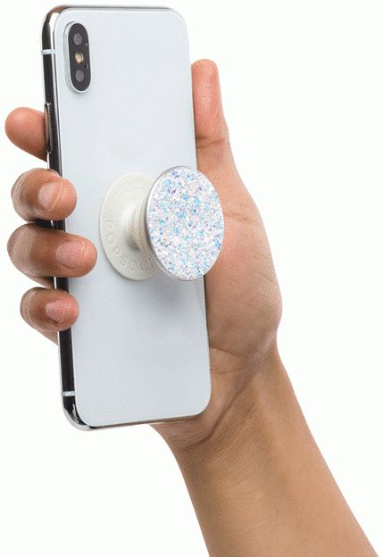 PopSockets PopGrip PopTop Premium Greep en Standaard Sparkle Snow afbeelding 10