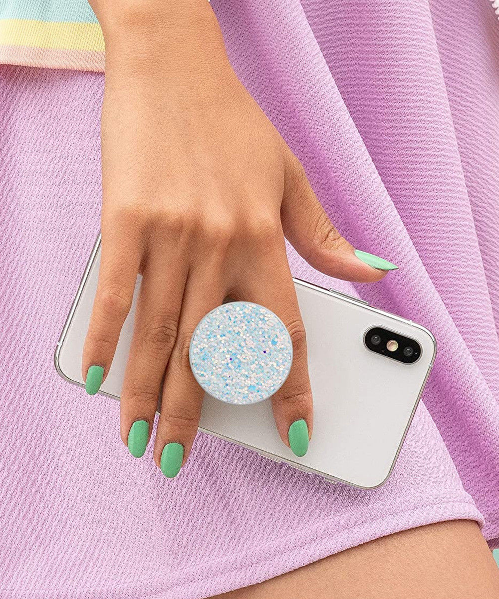 PopSockets PopGrip PopTop Premium Greep en Standaard Sparkle Snow afbeelding 7