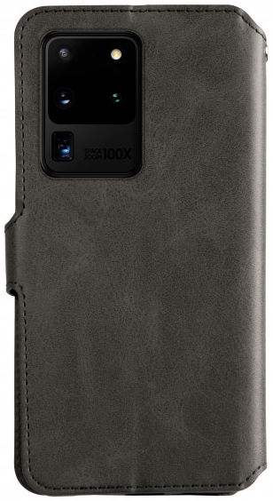 AZNS Samsung Galaxy S20 Ultra Portemonnee Stand Hoesje Grijs afbeelding 2