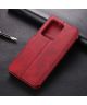 AZNS Samsung Galaxy S20 Ultra Portemonnee Stand Hoesje Rood