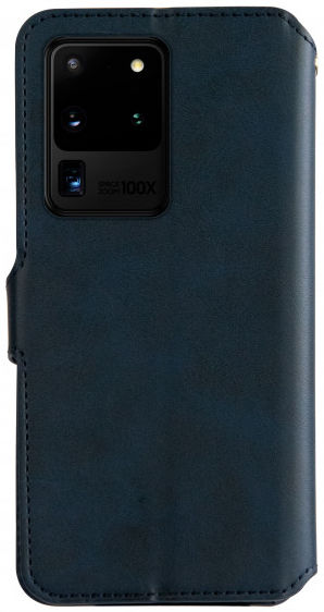 AZNS Samsung Galaxy S20 Ultra Portemonnee Stand Hoesje Blauw afbeelding 2