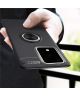 Samsung Galaxy S20 Ultra Hoesje met Ring Kickstand Zwart