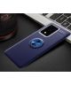 Samsung Galaxy S20 Ultra Hoesje met Ring Kickstand Blauw