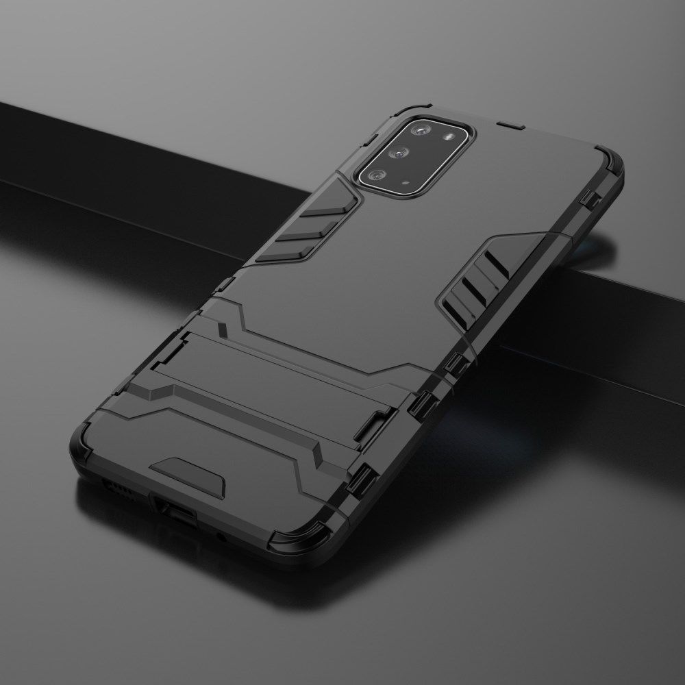 Samsung Galaxy S20 Ultra Hybride Hoesje met Kickstand Zwart afbeelding 10