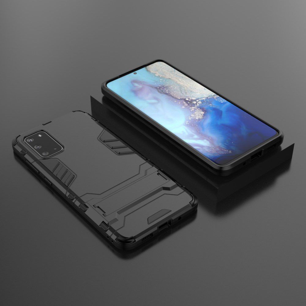 Samsung Galaxy S20 Ultra Hybride Hoesje met Kickstand Zwart afbeelding 3
