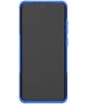 Samsung Galaxy S20 Ultra Hybride Kickstand Hoesje Blauw