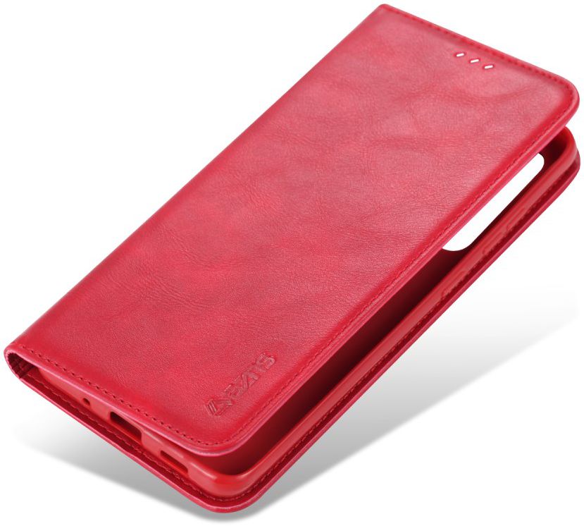 AZNS Retro Samsung Galaxy S20 Ultra Portemonnee Stand Hoesje Rood afbeelding 1