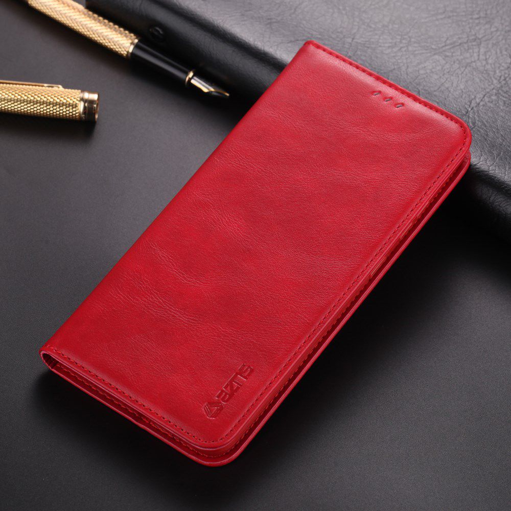 AZNS Retro Samsung Galaxy S20 Ultra Portemonnee Stand Hoesje Rood afbeelding 6