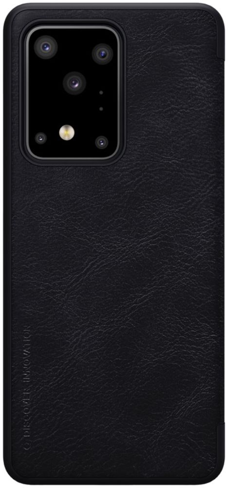 Nillkin Qin Series Book Samsung Galaxy S20 Ultra Hoesje Leer Zwart afbeelding 1