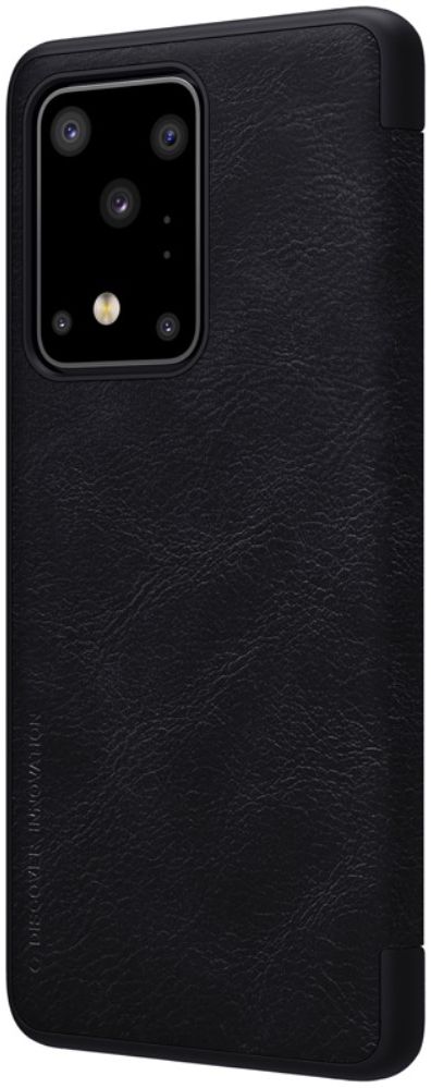 Nillkin Qin Series Book Samsung Galaxy S20 Ultra Hoesje Leer Zwart afbeelding 5