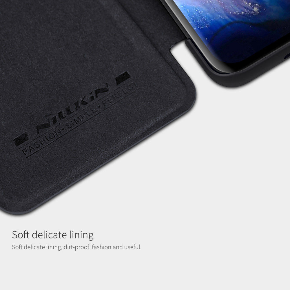 Nillkin Qin Series Book Samsung Galaxy S20 Ultra Hoesje Leer Zwart afbeelding 4