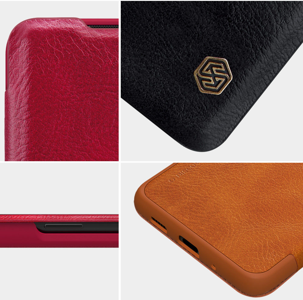 Nillkin Qin Series Book Samsung Galaxy S20 Ultra Hoesje Leer Bruin afbeelding 12