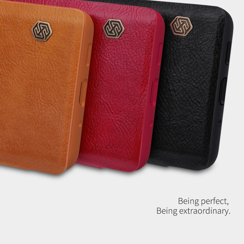 Nillkin Qin Series Book Samsung Galaxy S20 Ultra Hoesje Leer Bruin afbeelding 8