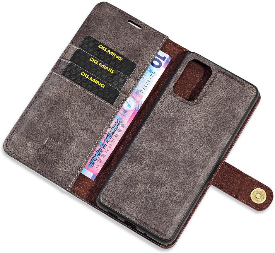 Samsung Galaxy S20 Ultra 2-in-1 Bookcase en Back Cover Hoesje Grijs afbeelding 6