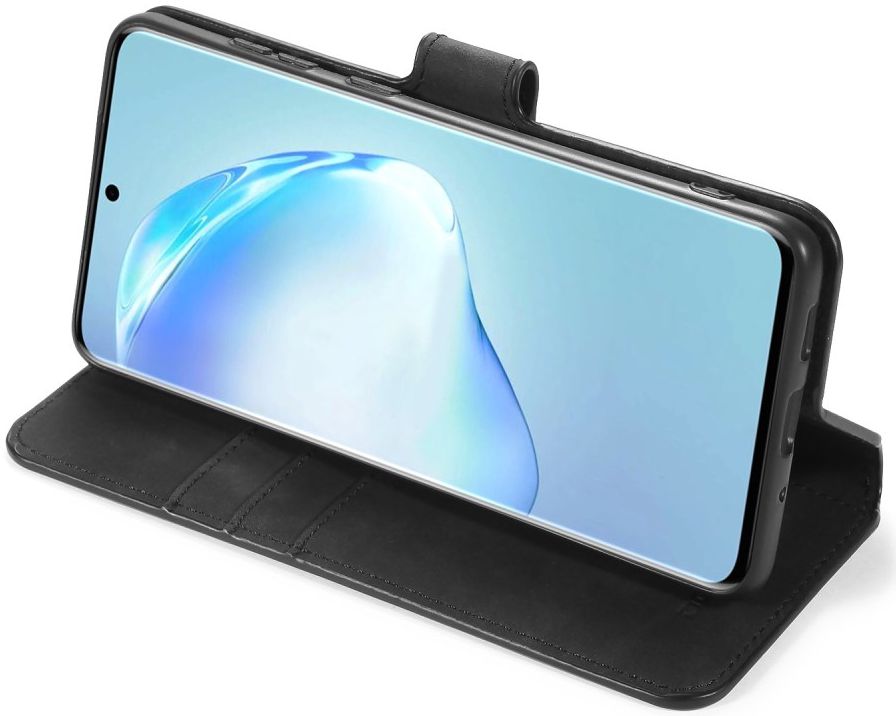 DG Ming Retro Portemonnee Samsung Galaxy S20 Ultra Hoesje Zwart afbeelding 2