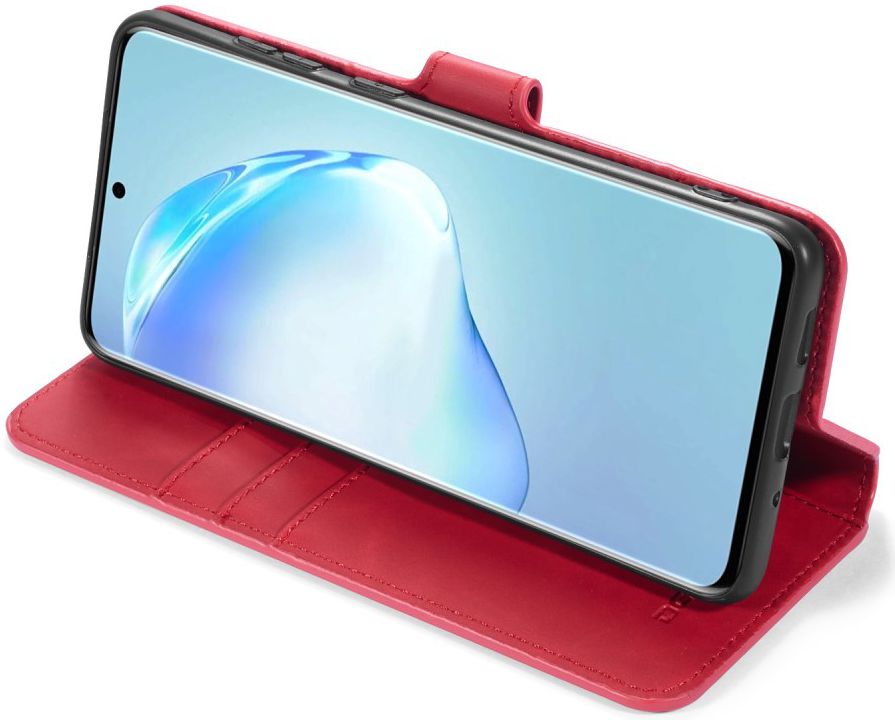 DG Ming Retro Portemonnee Samsung Galaxy S20 Ultra Hoesje Rood afbeelding 2