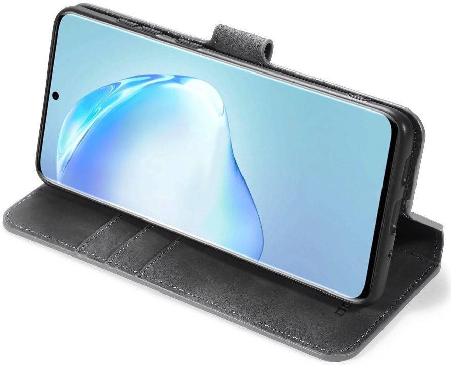DG Ming Retro Portemonnee Samsung Galaxy S20 Ultra Hoesje Grijs afbeelding 2