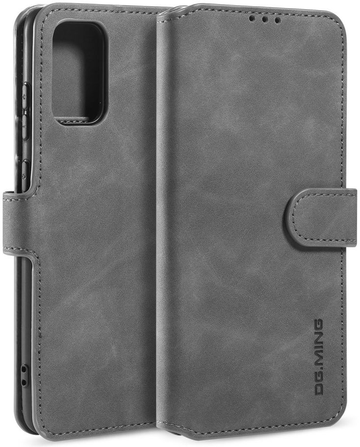 DG Ming Retro Portemonnee Samsung Galaxy S20 Ultra Hoesje Grijs afbeelding 3