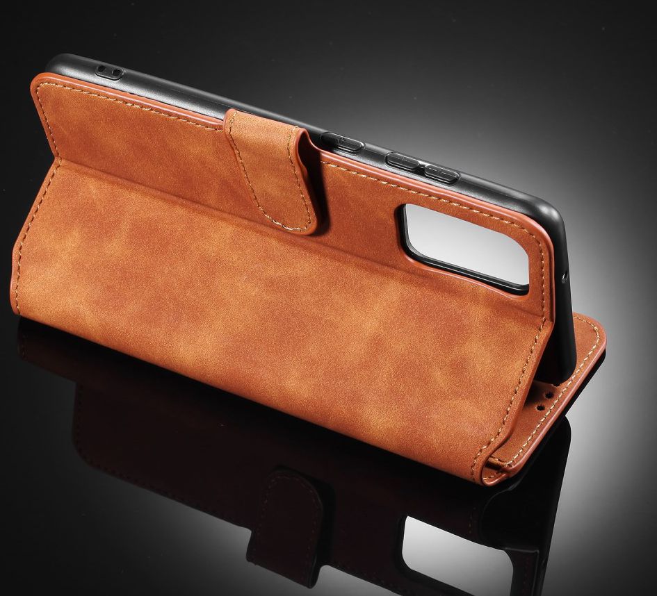 DG Ming Retro Portemonnee Samsung Galaxy S20 Ultra Hoesje Bruin afbeelding 10