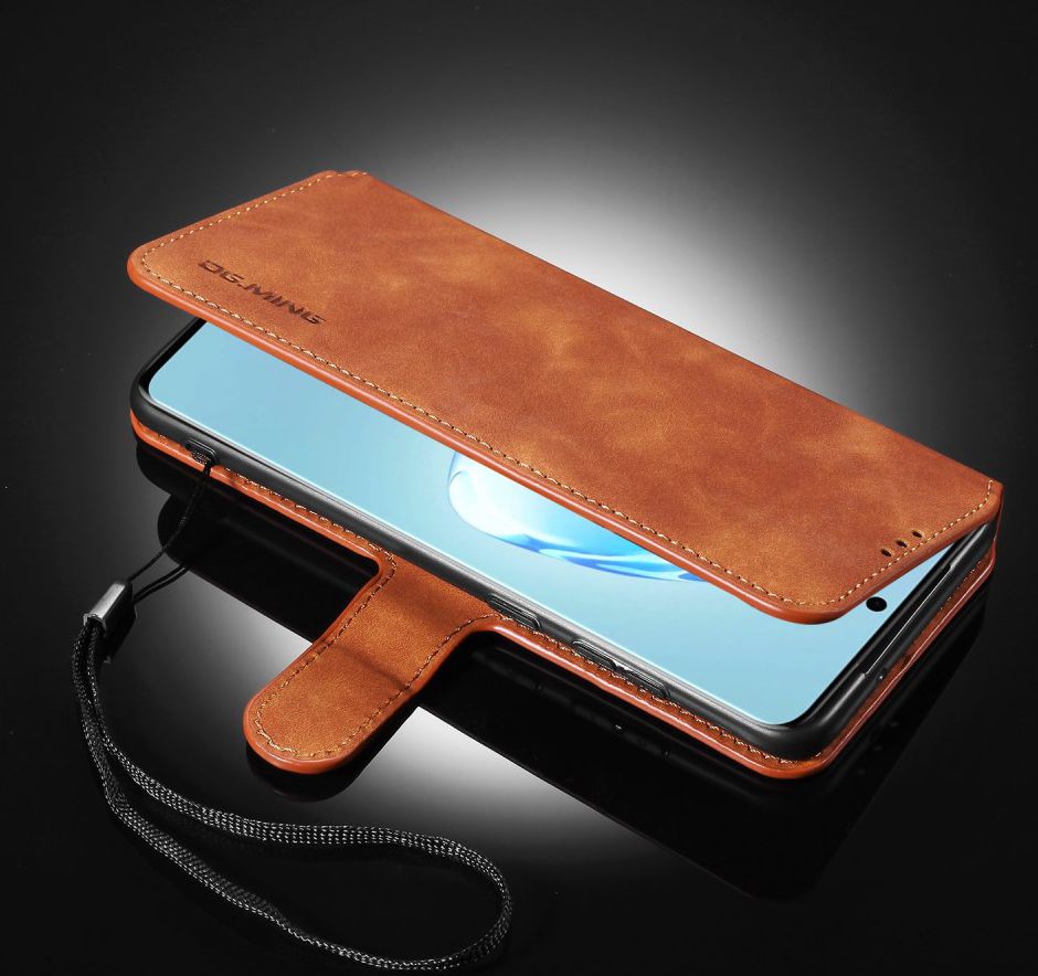 DG Ming Retro Portemonnee Samsung Galaxy S20 Ultra Hoesje Bruin afbeelding 11