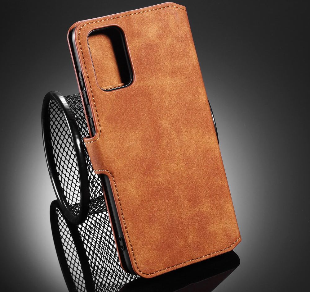 DG Ming Retro Portemonnee Samsung Galaxy S20 Ultra Hoesje Bruin afbeelding 14