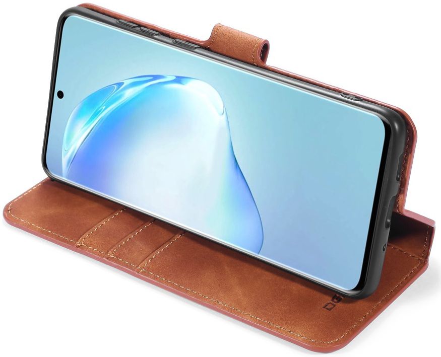 DG Ming Retro Portemonnee Samsung Galaxy S20 Ultra Hoesje Bruin afbeelding 2
